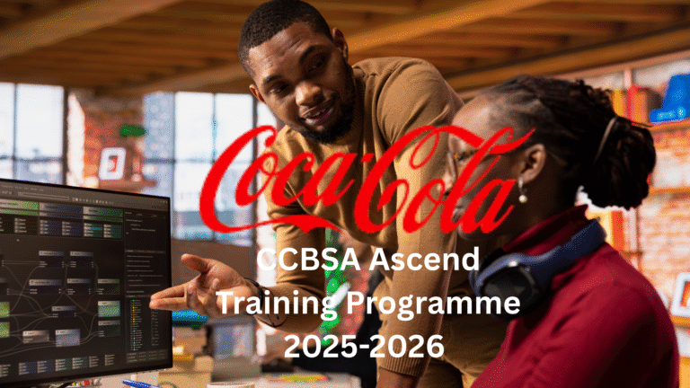 Coca-Cola Beverages South Africa CCBSA Ascend Training Programme 2025-2026