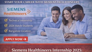 Siemens Healthineers Draughtsman Internship 2026