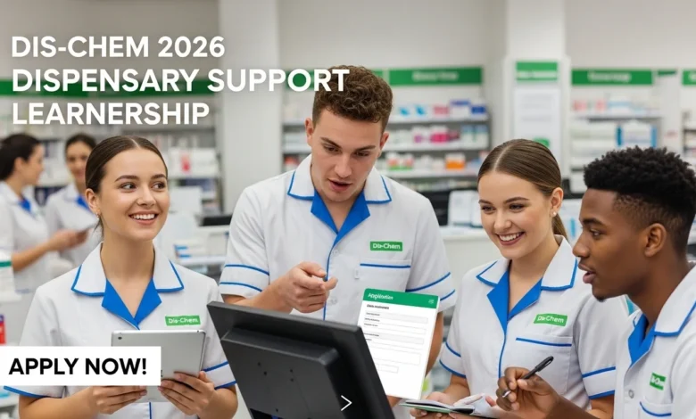 Dis-Chem Dispensary Support Learnerships 2026