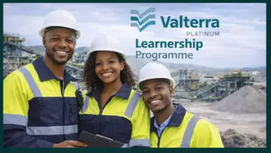 Valterra Platinum Millwright Learnership 2026